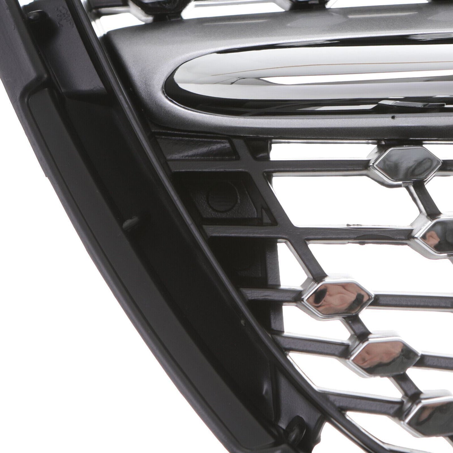 A250 STYLE SILVER FRONT BADGE GRILL GRILLE FOR MERCEDES BENZ A CLASS W176 12-15