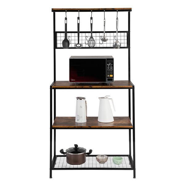 INDUSTRIAL KITCHEN STORAGE BAKER'S Rack Microwave Oven Stand Utility Shelving