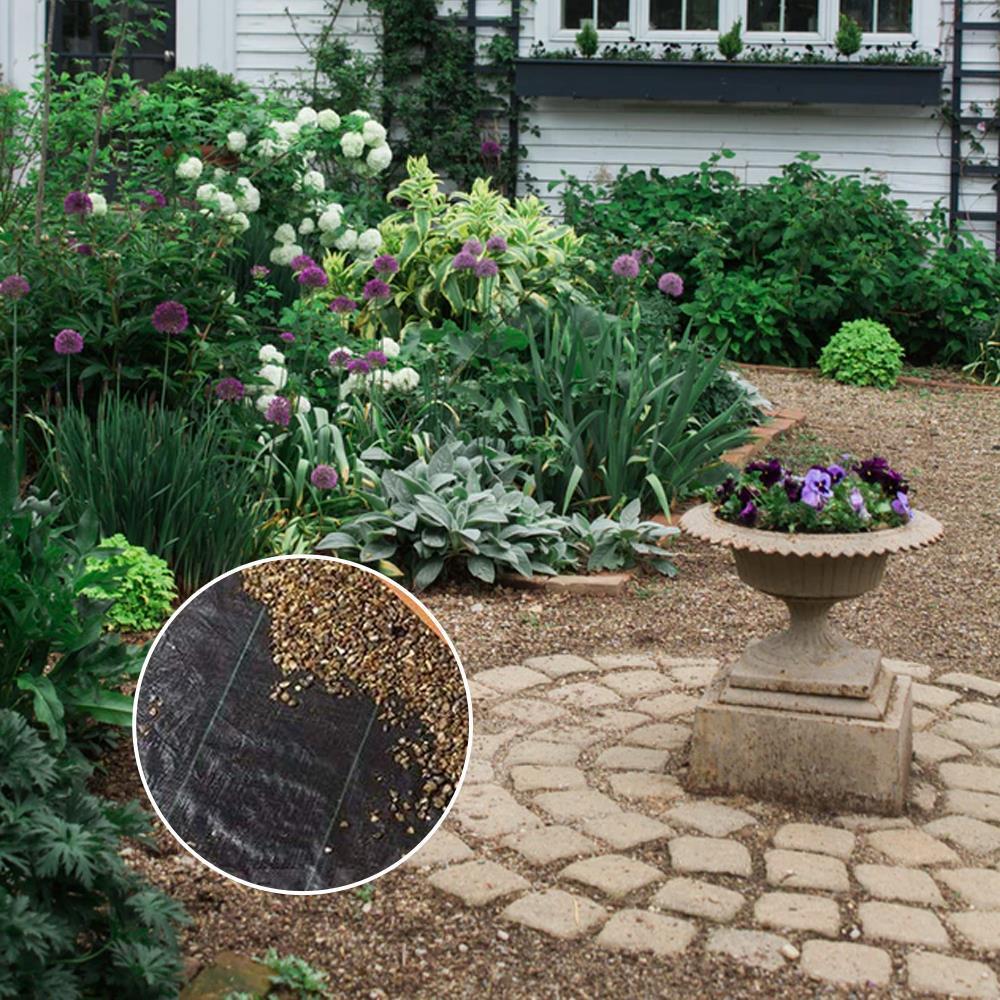 2m x 5m 100GSM Weed Control Ground Cover Driveway Membrane Landscape Fabric