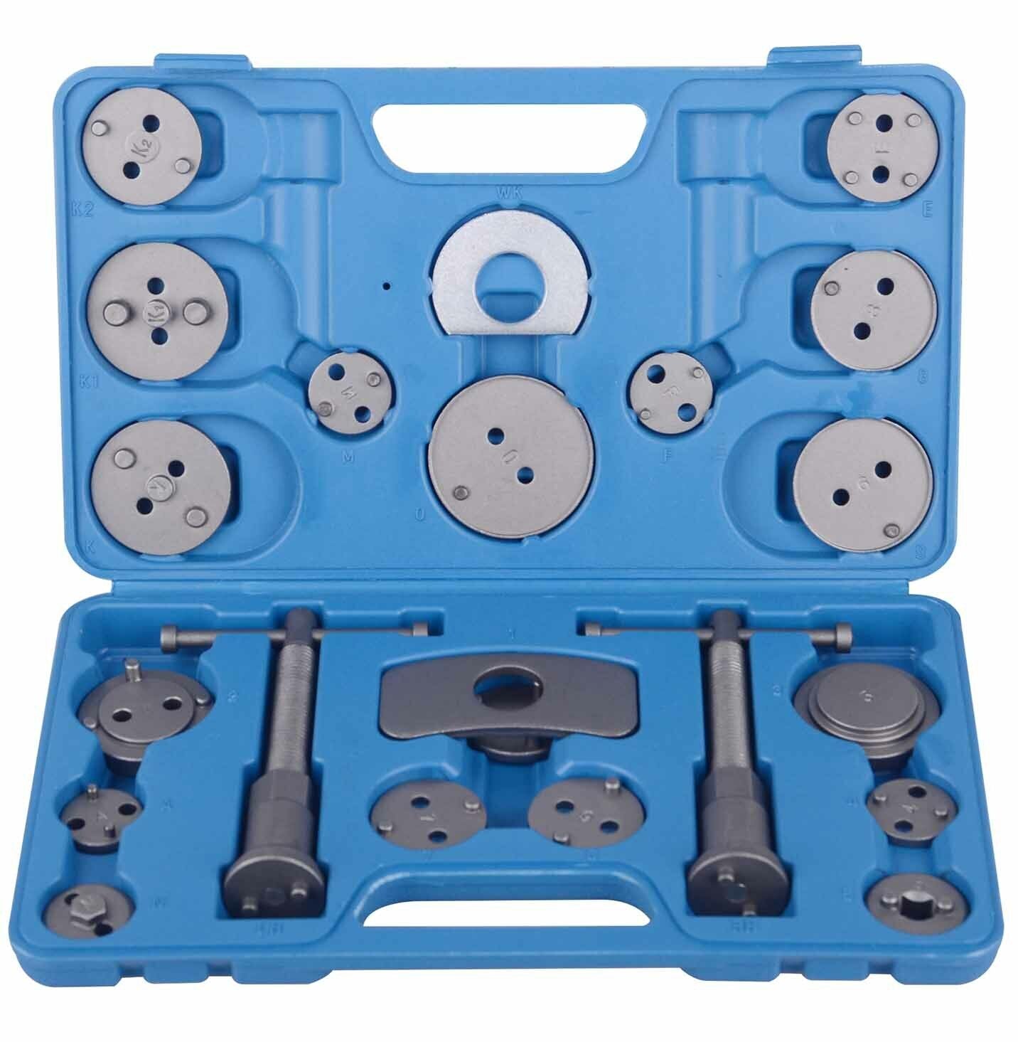 21pc Auto Car Universal Disc Piston Caliper Brake Rewind Wind Back Tool Kit Set