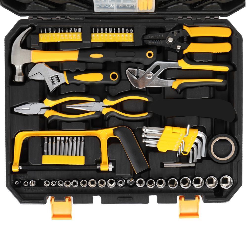 197pcs Tool Socket Set Home Repairs Maintenance DIY Kit Box Tools