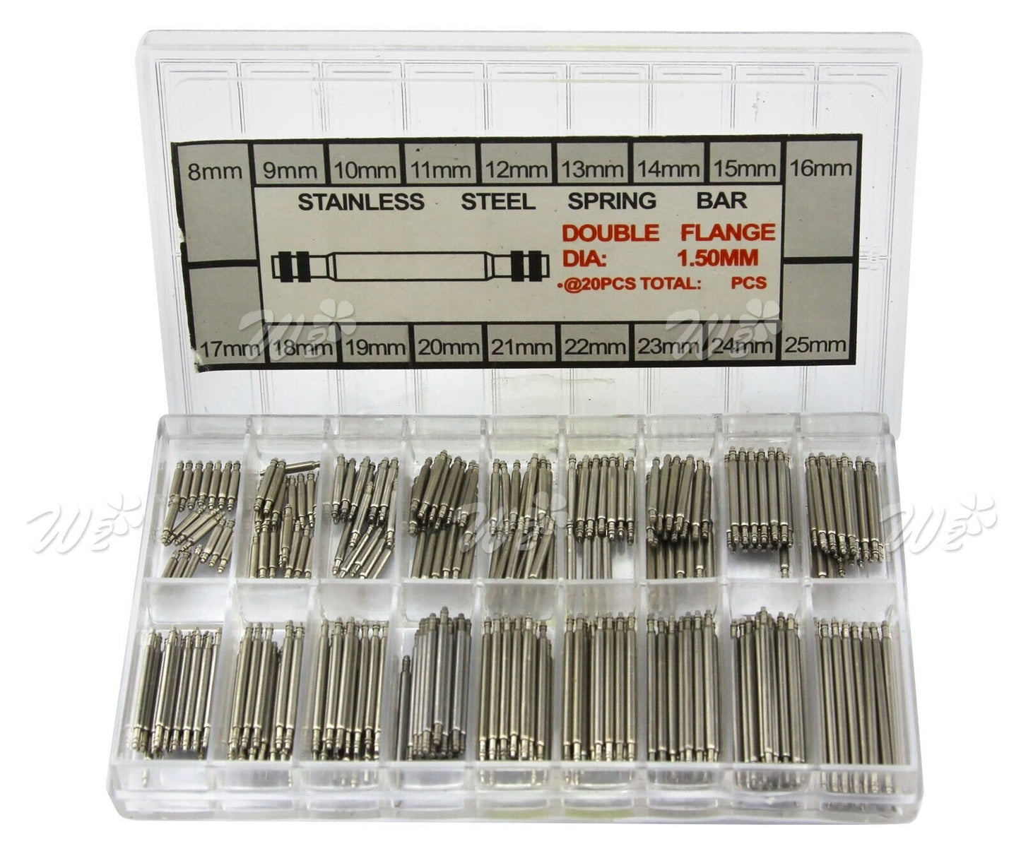 340 pcs Watchmaker Watch Repair Back case Opener Remover Spring Bar Pin Tool FREE SHIPPING