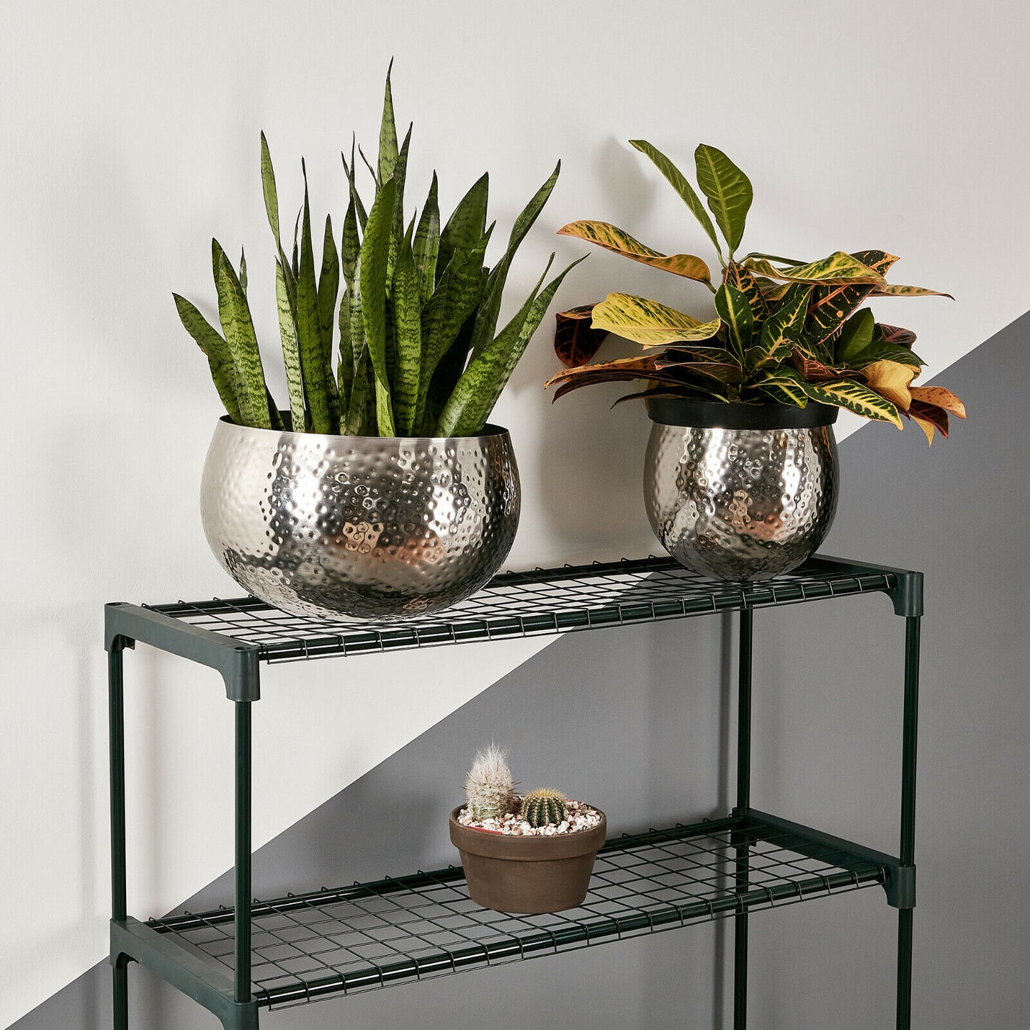 NEW! LARGE 4 TIER GARDEN STAND SHELVING RACK RACKING DISPLAY FLOWERS FREE SHIPPING