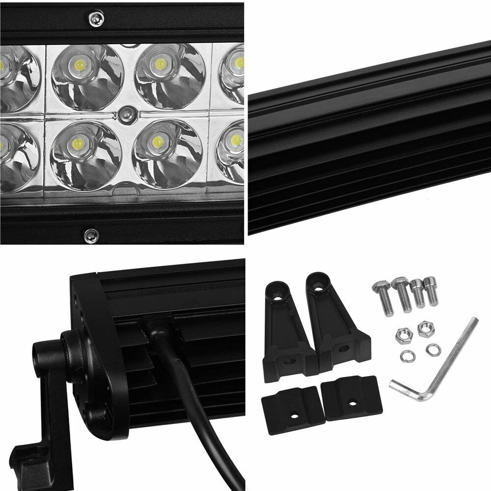 50 inch Curved 288W LED Work Light Bar Spot OffRoad SUV Lamp Car Light 4WD Truck