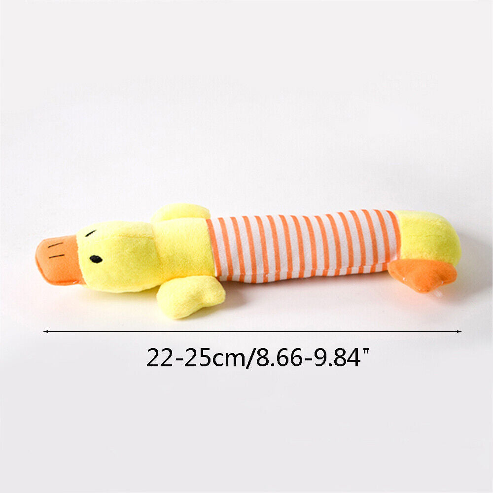 3 Pcs Pet Dogs Chew Toy Cute Squeaker Squeaky Soft Plush Sound Play Puppy Teeth Toys