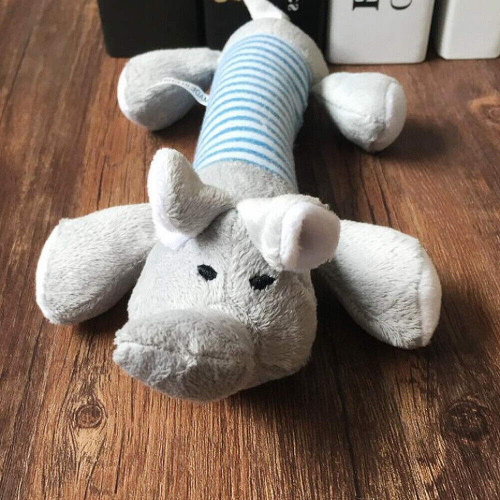 3 Pcs Pet Dogs Chew Toy Cute Squeaker Squeaky Soft Plush Sound Play Puppy Teeth Toys