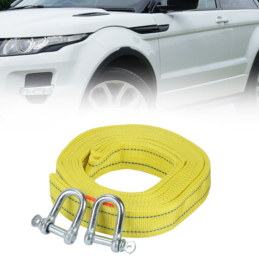 5T 5M Tow Rope Towing Pull Strap Heavy Duty Offroad Recovery Quality Polyester