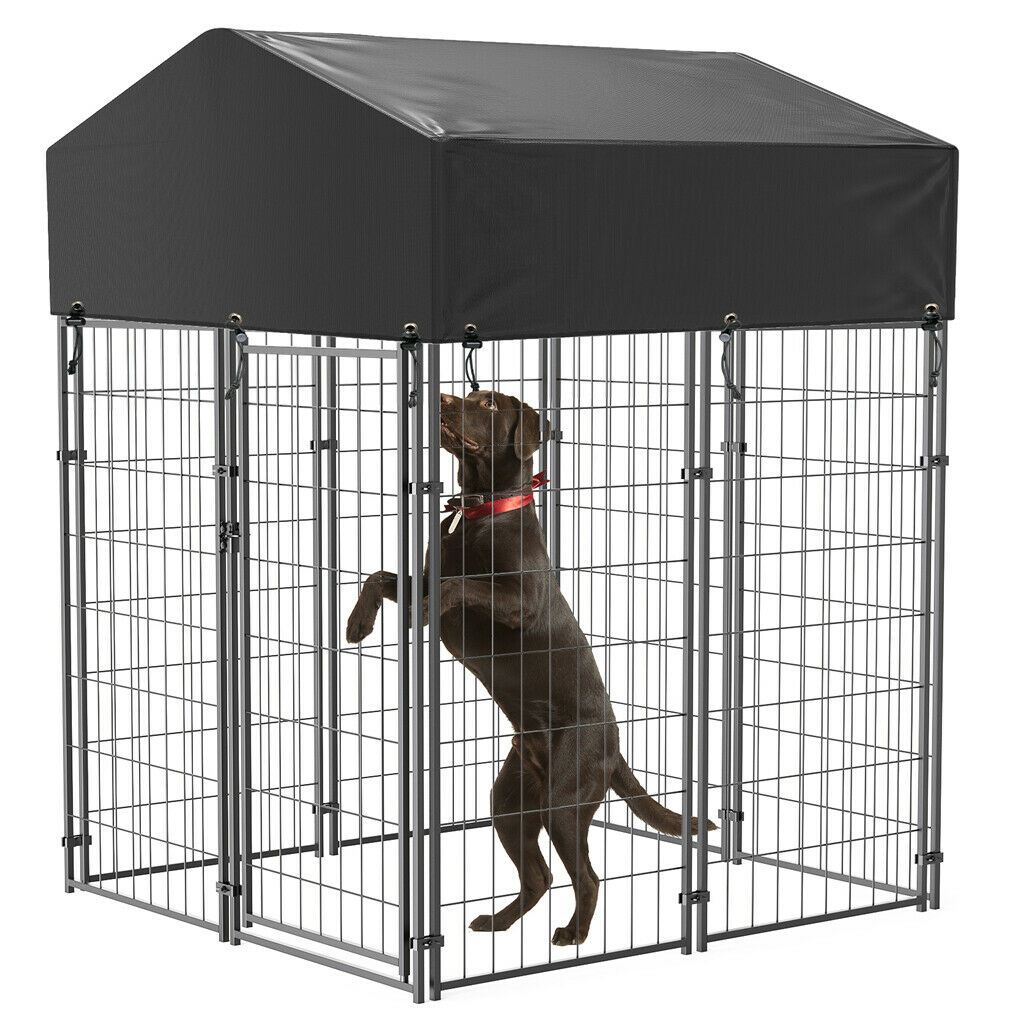 Universal Dog Kennel Pet House Enclosure Sturdy& Strong Run Cage Playpen Barrier