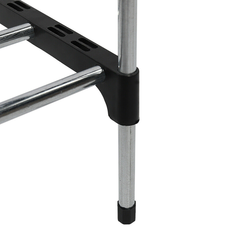 NEW 4 TIER SHOE RACK STAND COMPACT SPACE SAVING STORAGE ORGANISER SHELF