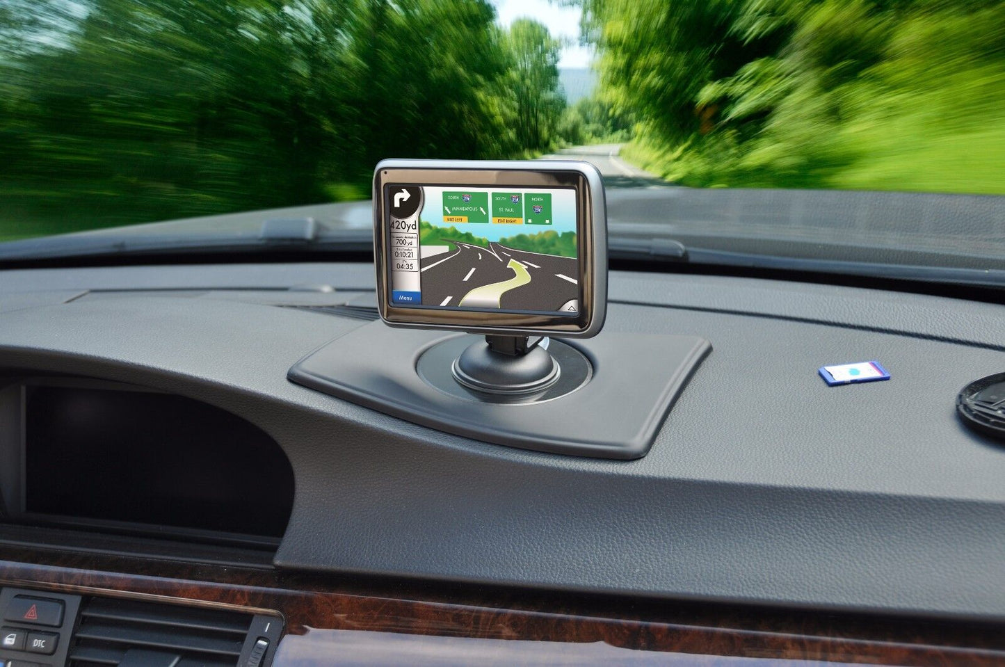 In Car Slim GPS Dashboard Mount Holder SAT Nav Dash Mat For Satnav TomTom Navmn 5060379896845
