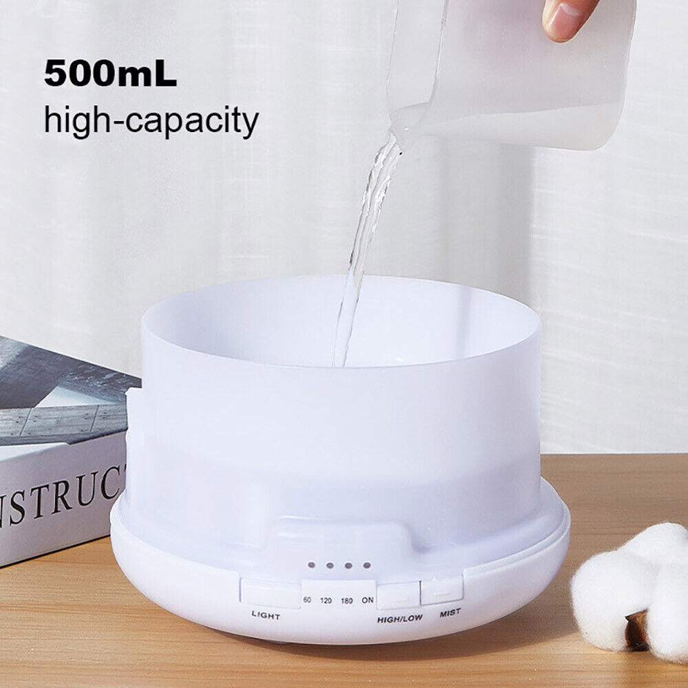 Essential Aroma LED Oil Diffuser Ultrasonic Aromatherapy Air Humidifier Purifier