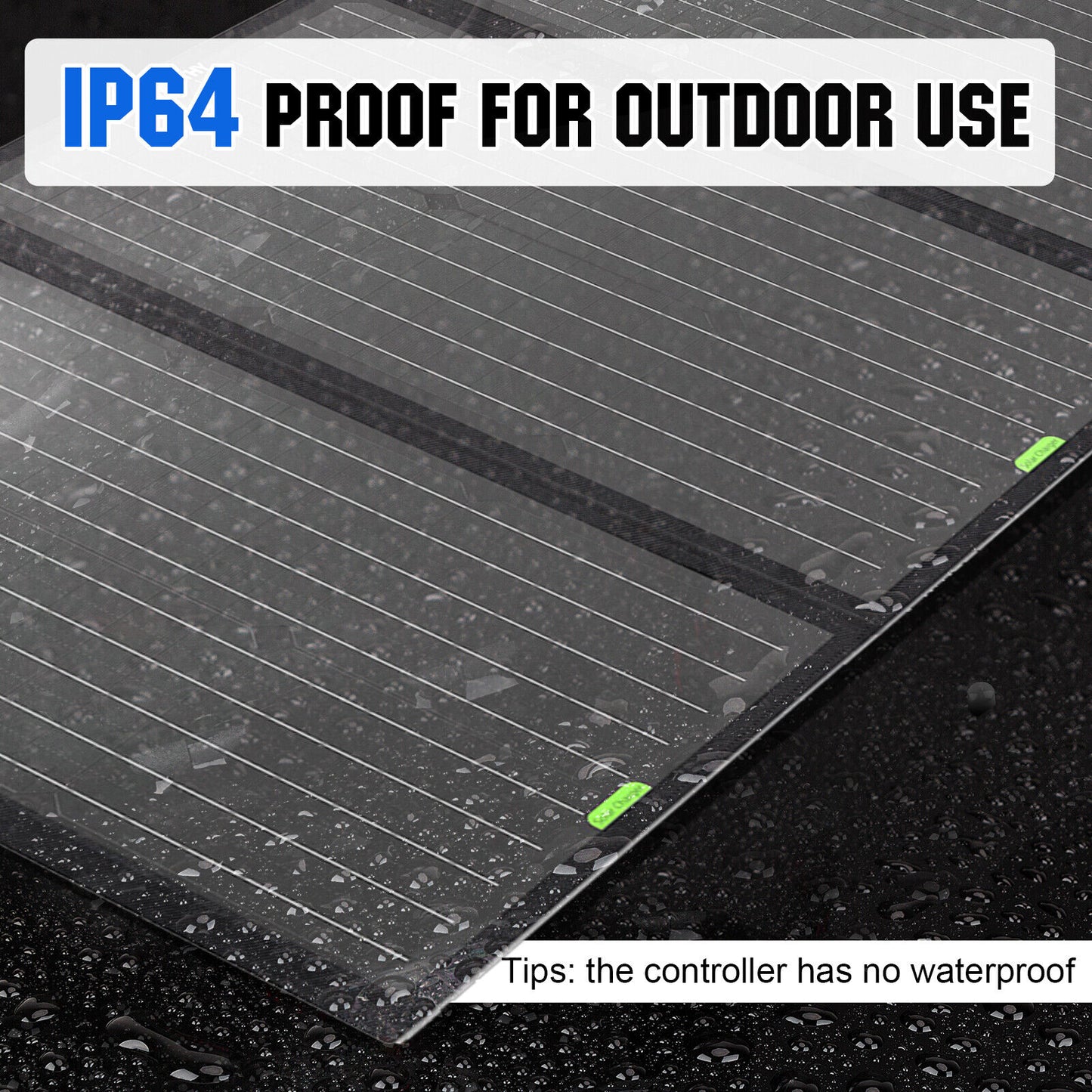 100W 120W Foldable Solar Panel Kit Portable Emergency Power for Camping RV Car