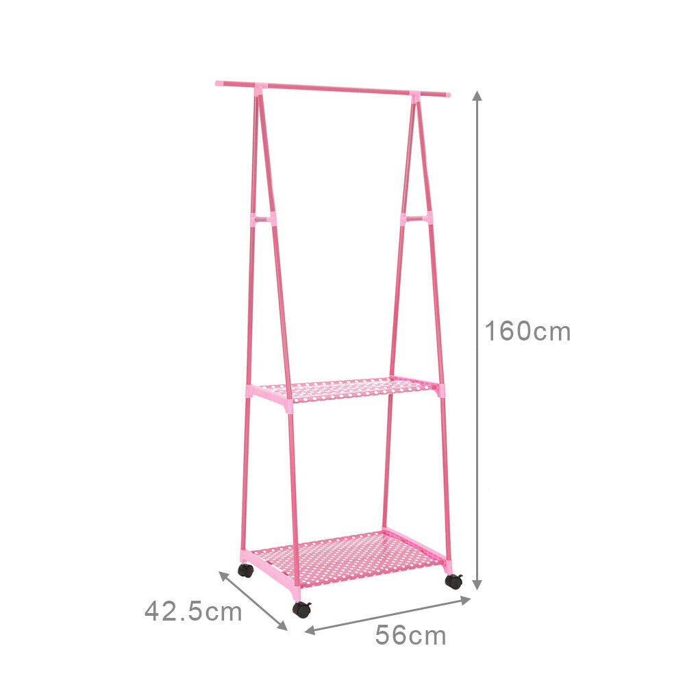 Clothes Rail Rack Garment Dress Hanging Display Stand Shoe Rack Storage Shelf FREE SHIPPING
