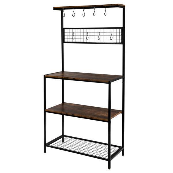 INDUSTRIAL KITCHEN STORAGE BAKER'S Rack Microwave Oven Stand Utility Shelving