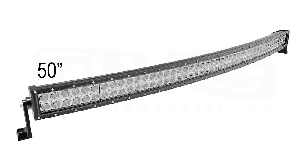 50 inch Curved 288W LED Work Light Bar Spot OffRoad SUV Lamp Car Light 4WD Truck