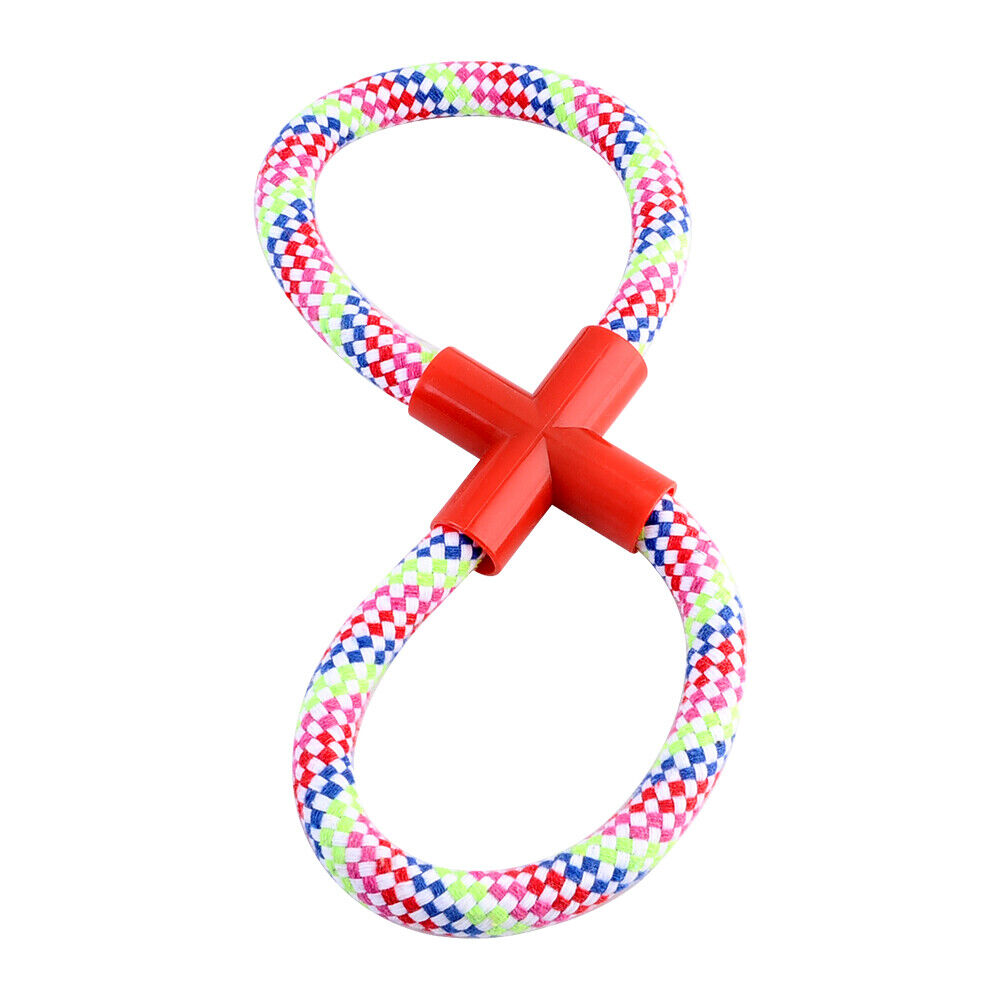 15 Pcs Tough Dog Toys Bundle Chew Rope Knot Ball Squeakers Pet Puppy Teething