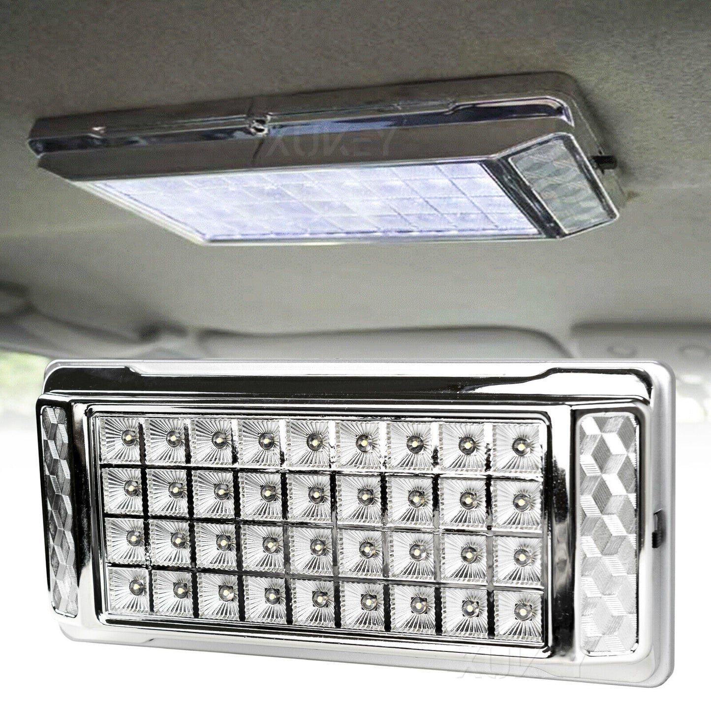 2x 12V LED Interior Strip Lights Bar Ceiling Roof Bar Lamp Car Van Caravan