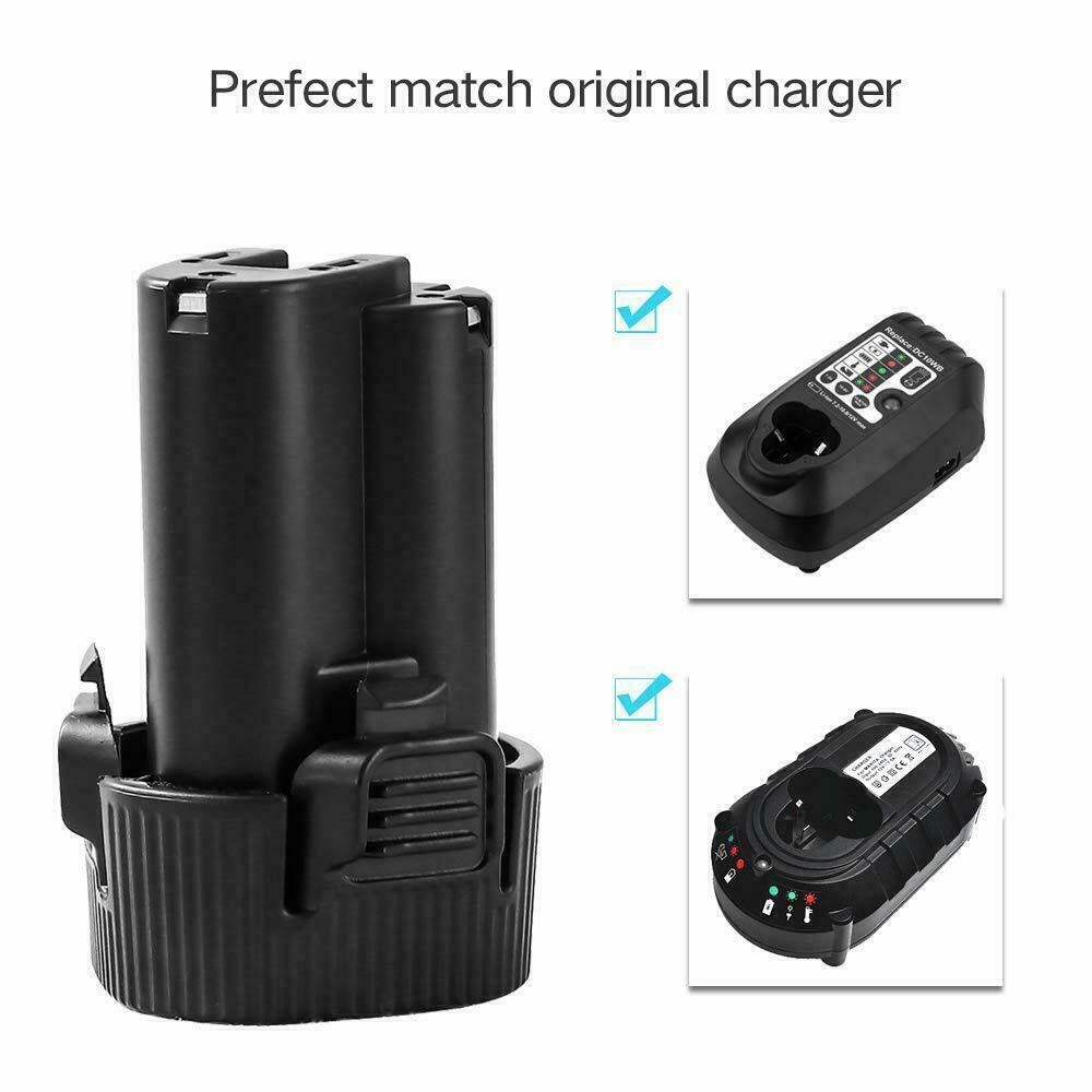 2Pack 10.8V 4.6Ah for Makita BL1013 Li-ion Battery BL1014 194550-6 194551 LCT203