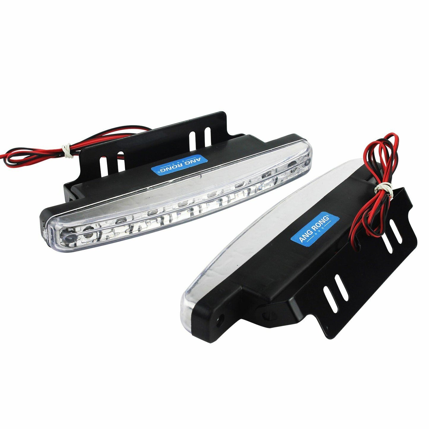 8 LED Fog Daytime Running Light Car Indicator Side Bumper Driving Lamp DRL White
