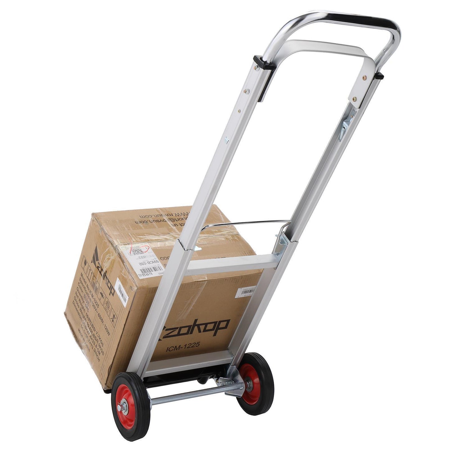 90kg Heavy Duty Folding Sack Truck Portable Hand Truck Hand Industrial Trolley
