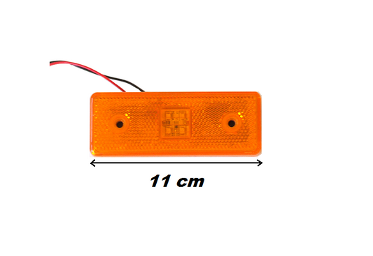 10 x Amber Marker Light 12v LED Orange Side Lamp Indicator Trailer Truck van Bus