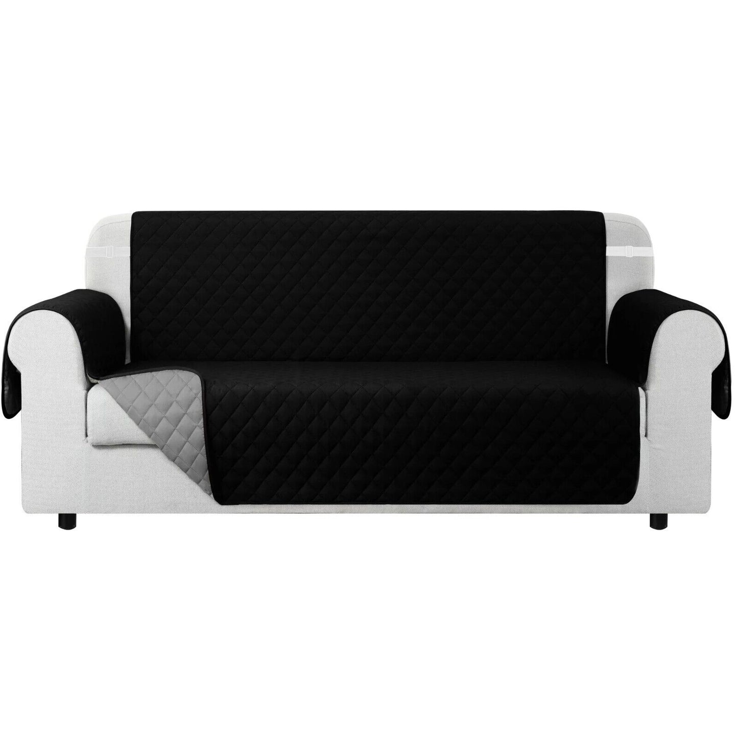 Anti Slip Quilted Sofa Cover Reversible Couch Covers Pet Protector Sofa Throw