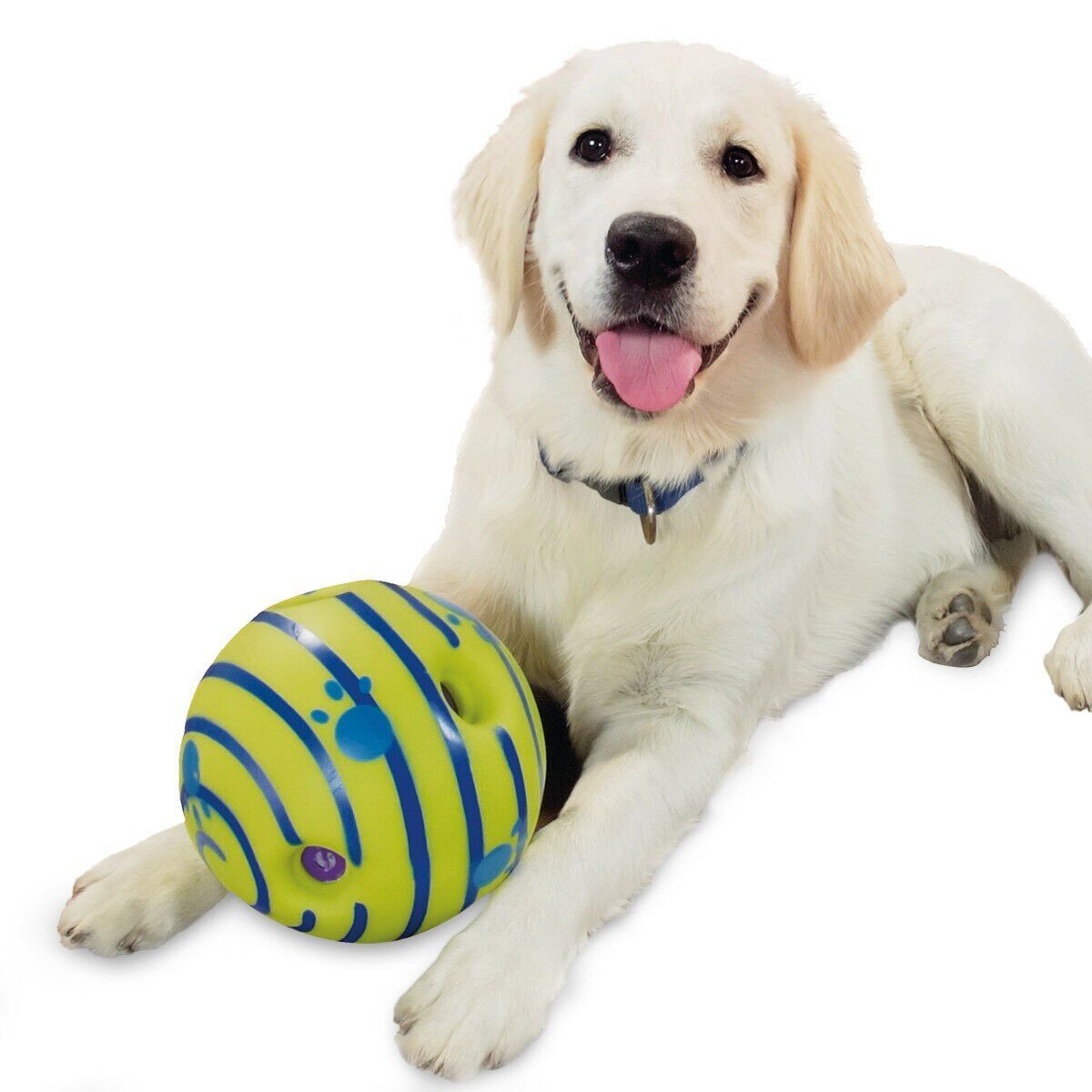 Wobble Wag Giggle Ball Dog Doggy Indoor Outdoor Pet Toy Rolling with Funny Sound