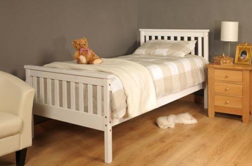 💥SALE💥 3ft Single Bed Wooden Frame White