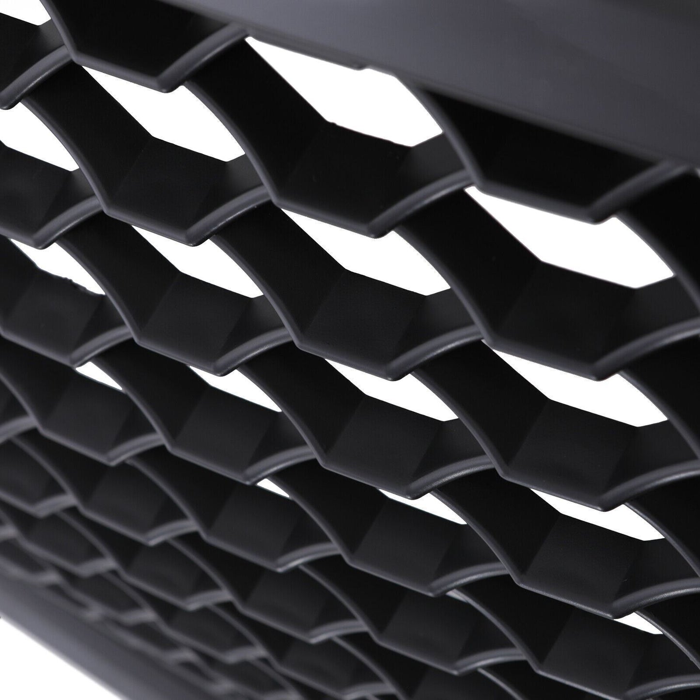 RS STYLE BLACK DEBADGED BADGELESS SPORT MESH GRILL GRILLE FOR AUDI A3 8P 09-11