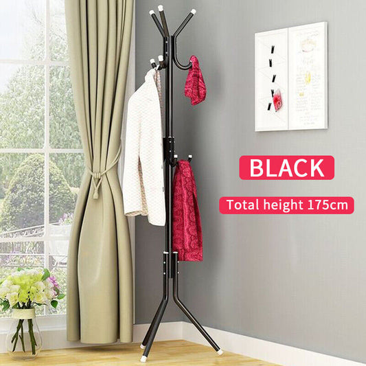 💥SALE💥 12 Hooks Coat Stand Garment Rack Metal FREE SHIPPING