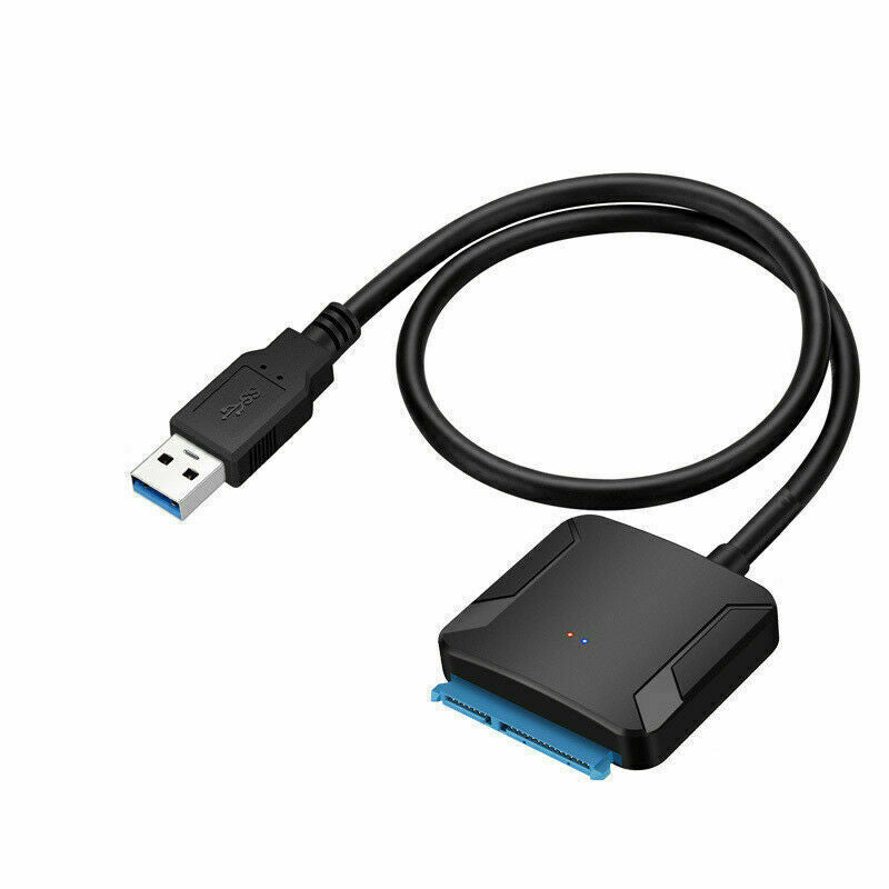 USB to Sata Adapter USB 3.0 to 2.5" 3.5" Sata HDD SSD Hard Drive Power Adapters
