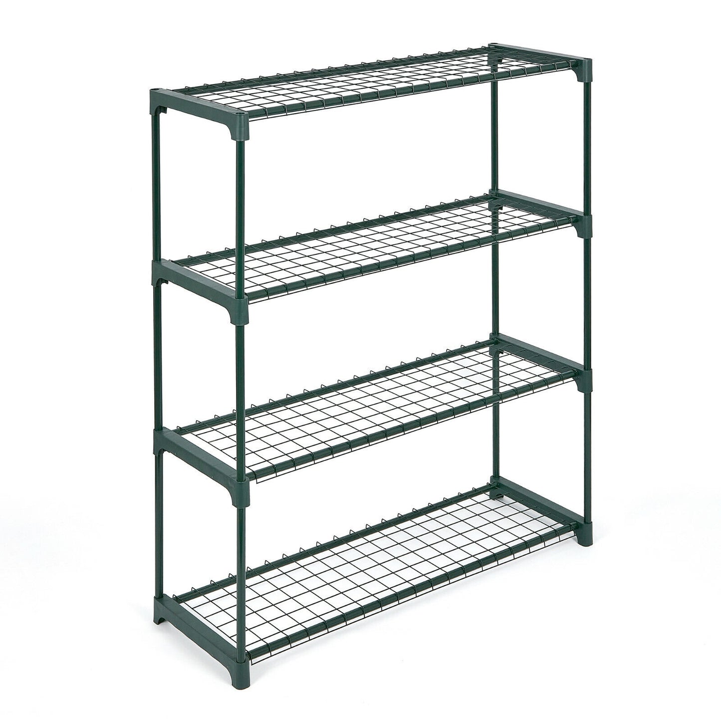 2 Pcs LARGE 4 TIER GARDEN STAND SHELVING RACK RACKING DISPLAY FLOWERS GREENHOUSE PLANT