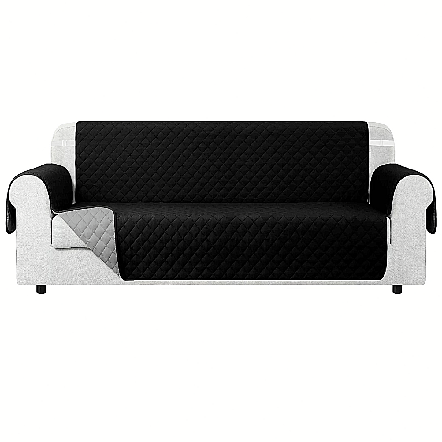Anti Slip Quilted Sofa Cover Reversible Couch Covers Pet Protector Sofa Throw
