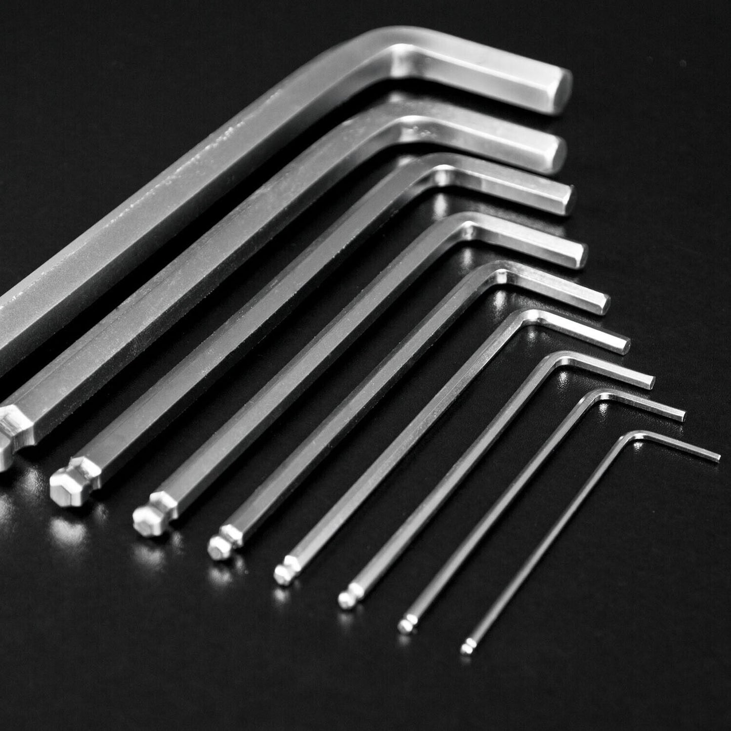 💥SALE💥 Metric Allen Key Set Hexagon Hex Ball End Wrench 9 Piece Hand Tools 1.5 - 10mm