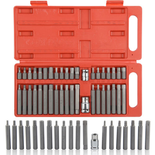 💥SALE💥40 PIECE TORX STAR SPLINE HEX SOCKET BIT SET TOOL KIT GARAGE TOOLS EQUIPMENT