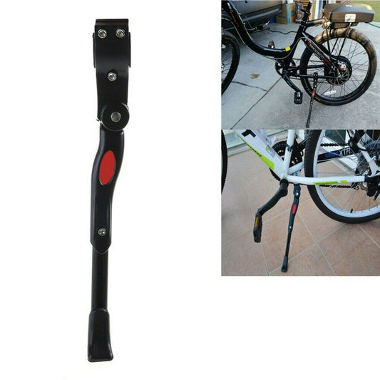 HEAVY DUTY ADJUSTABLE MOUNTAIN BIKE BICYCLE CYCLE PROP SIDE REAR KICK STAND