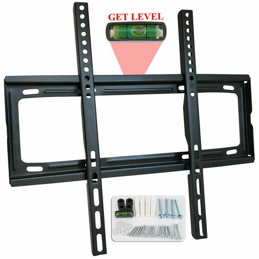 TV WALL BRACKET MOUNT SLIM FOR 26 30 32 40 42 50 63 INCH FLAT LCD LED PLASMA