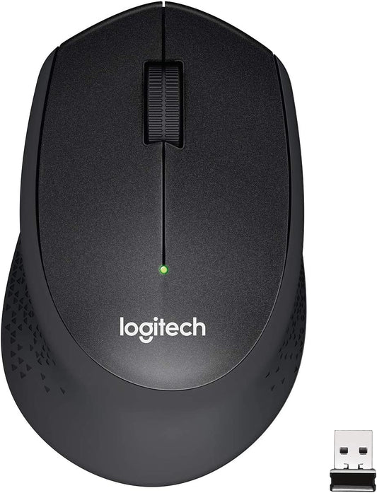 Logitech M330 SILENT PLUS Wireless Mouse 2.4GHz with USB Nano Receiver, 1000 DPI Optical Tracking, 2-year Battery Life