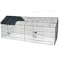 NEW Run Rabbit Guinea Pig Chicken Duck Ferret Dog Cat Pet Enclosure Roof Hutch