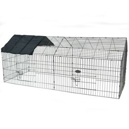 NEW Run Rabbit Guinea Pig Chicken Duck Ferret Dog Cat Pet Enclosure Roof Hutch