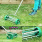 Gardening Lawn Aerator Grass Spike Roller 3 Level Telescopic Handle Adjustable