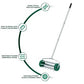 Gardening Lawn Aerator Grass Spike Roller 3 Level Telescopic Handle Adjustable
