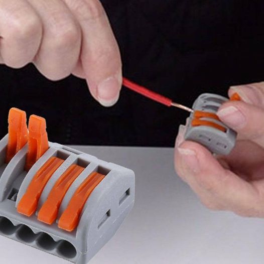 60x Reusable Electrical Connectors Wire Block Terminal Cable 2,3,5 Pin For Wago