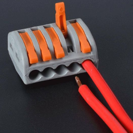 60x Reusable Electrical Connectors Wire Block Terminal Cable 2,3,5 Pin For Wago
