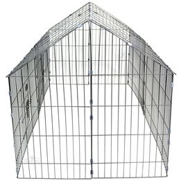 NEW Run Rabbit Guinea Pig Chicken Duck Ferret Dog Cat Pet Enclosure Roof Hutch