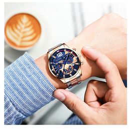 Men's Watch Business Stainless Steel Analog Quartz FREE SHIPPING
