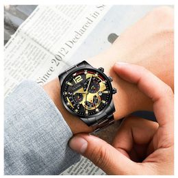 Men's Watch Business Stainless Steel Analog Quartz FREE SHIPPING