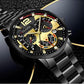 Men's Watch Business Stainless Steel Analog Quartz FREE SHIPPING