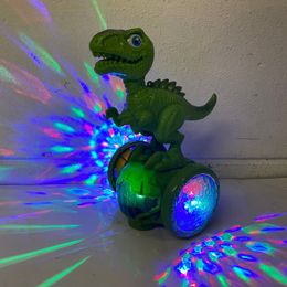 Dinosaur BUMP & GO Stunt Action Car Animal LED LIGHTS MUSIC SOUND TODDLER TOYS GIFT