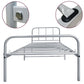 💥SALE💥3FT Single Round Metal Bed Frame White Kid Adult Bedroom Furniture